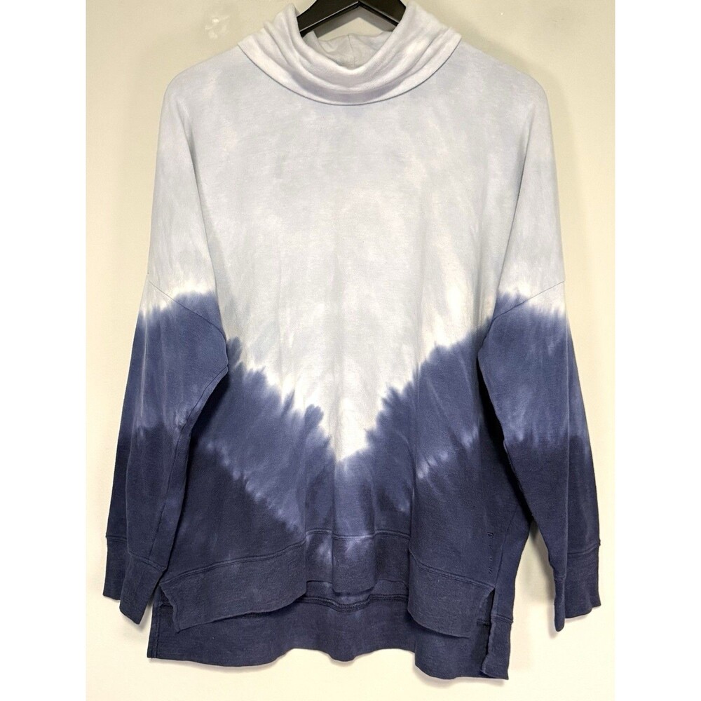 Victoria's Secret PINK Turtleneck Medium Tie-Dyed Tunic Sweatshirt Cozy